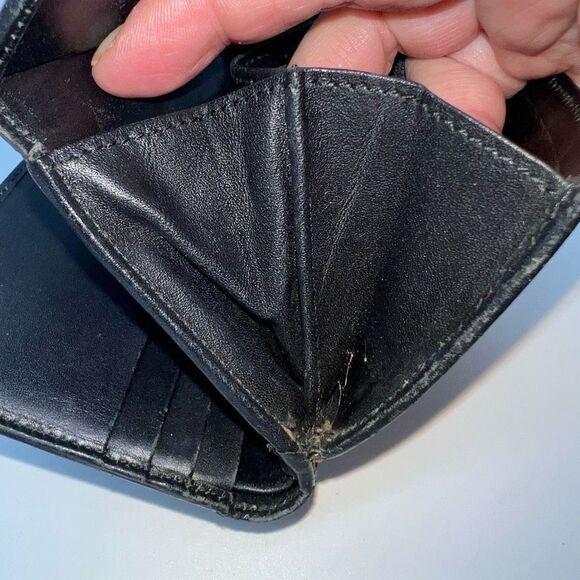 GUCCI W Hook Wallet GG Canvas Canvas x Leather Authentic - Picture 11 of 16